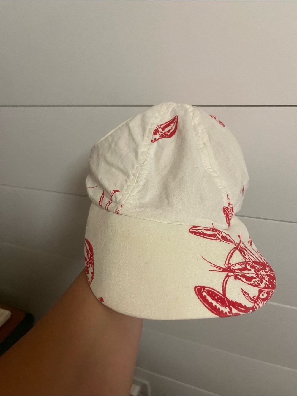 Vintage Joe Boxer Hat Cap OS  Lobsters Maine Cape cod Beach summer Nantucket MV
